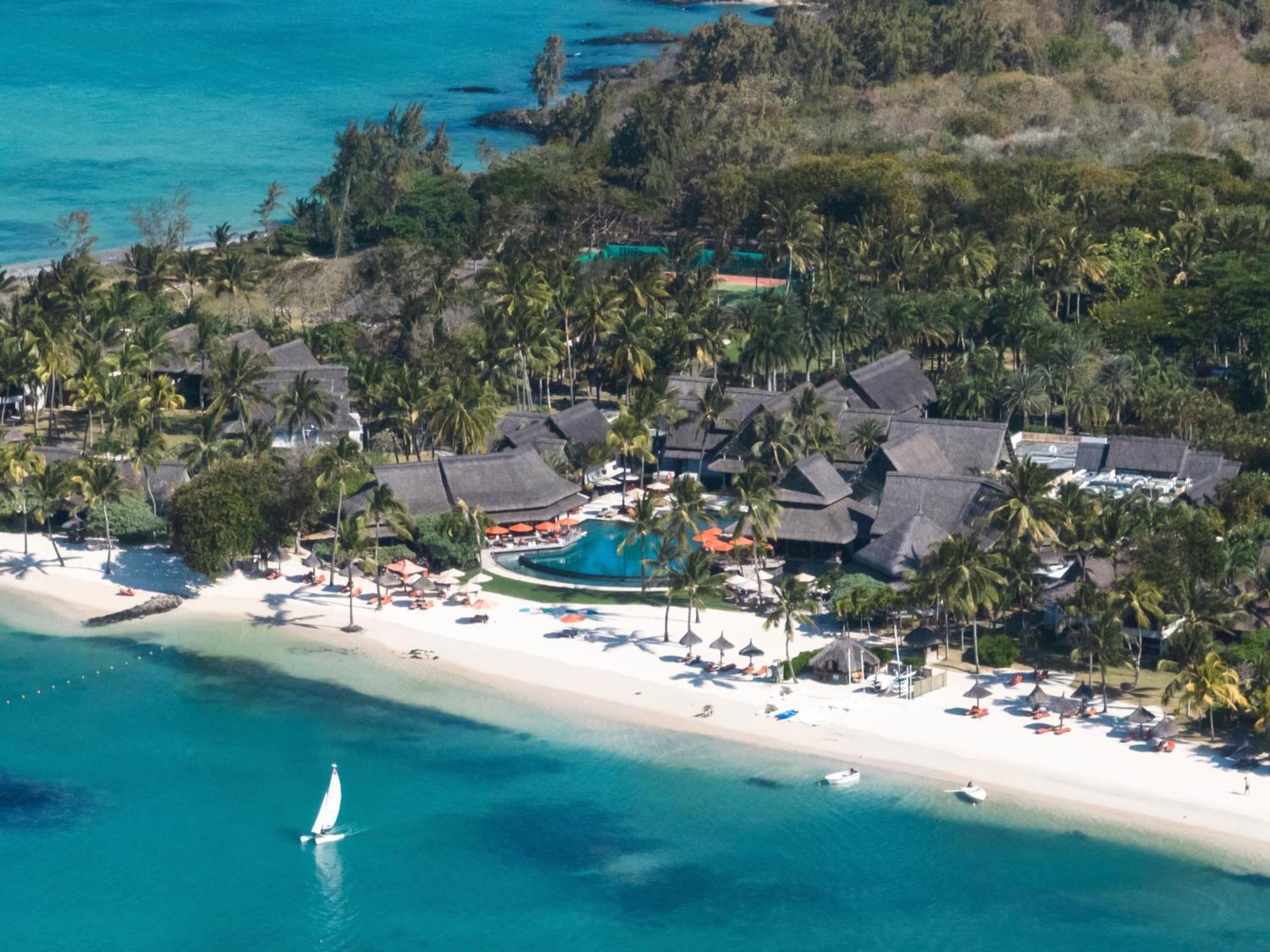 Constance Prince Maurice Poste de Flacq Exteriér fotografie Aerial view of the resort